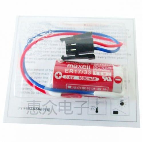 Maxell ER17/33  3.6V Lityum Pil - Siyah Soket