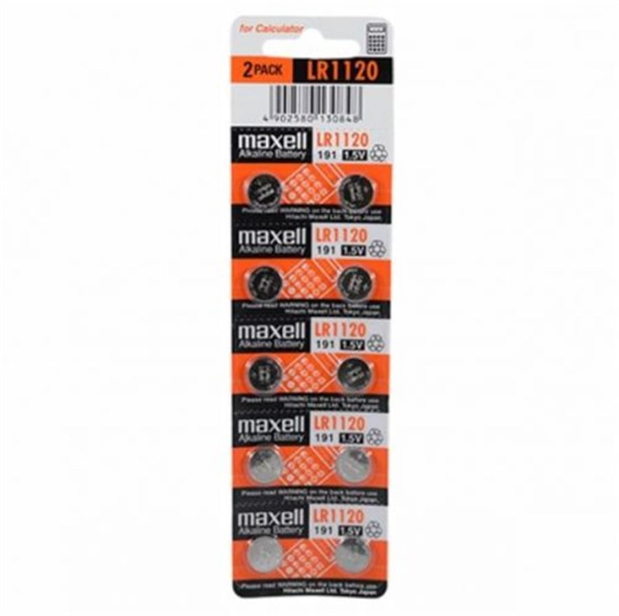 Maxell LR1120 1.5V Alkalin Buton Pil 10'lu Paket