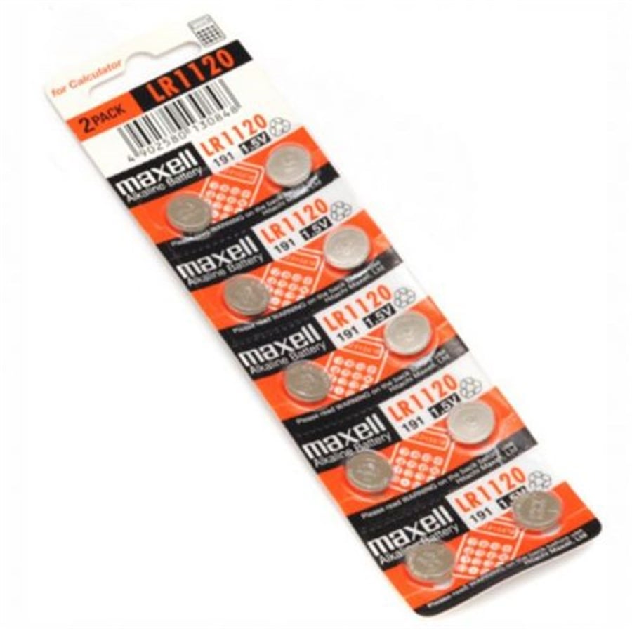 Maxell LR1120 1.5V Alkalin Buton Pil 10'lu Paket