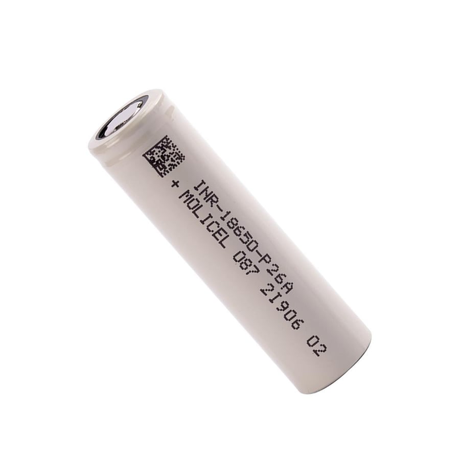 Molicel INR18650 P26A 3.7V 2600mAh 35A Li-ion Şarj Edilebilir Pil