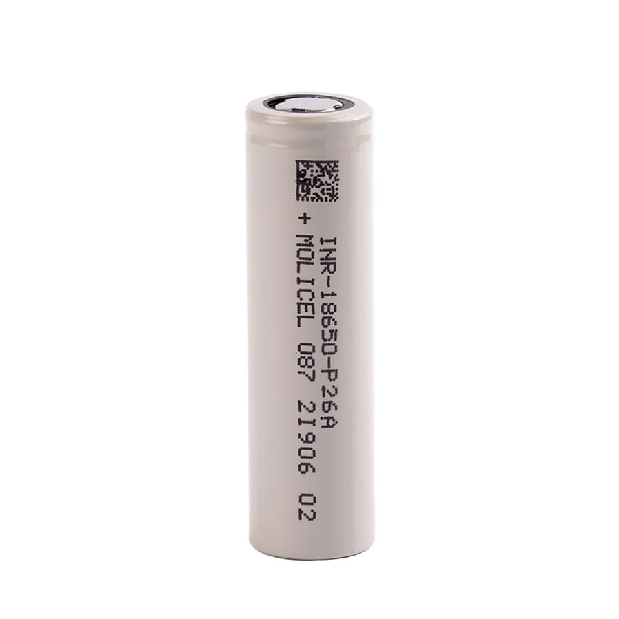 Molicel INR18650 P26A 3.7V 2600mAh 35A Li-ion Pil