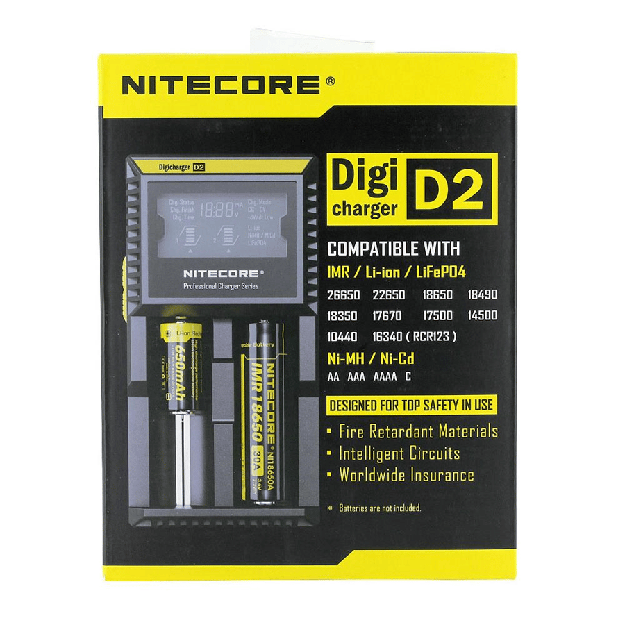 Nitecore Digicharger D2 Pil Şarj Cihazı
