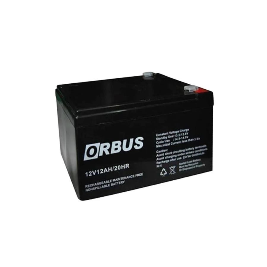 Orbus 12V 12Ah Bakımsız Kuru Akü