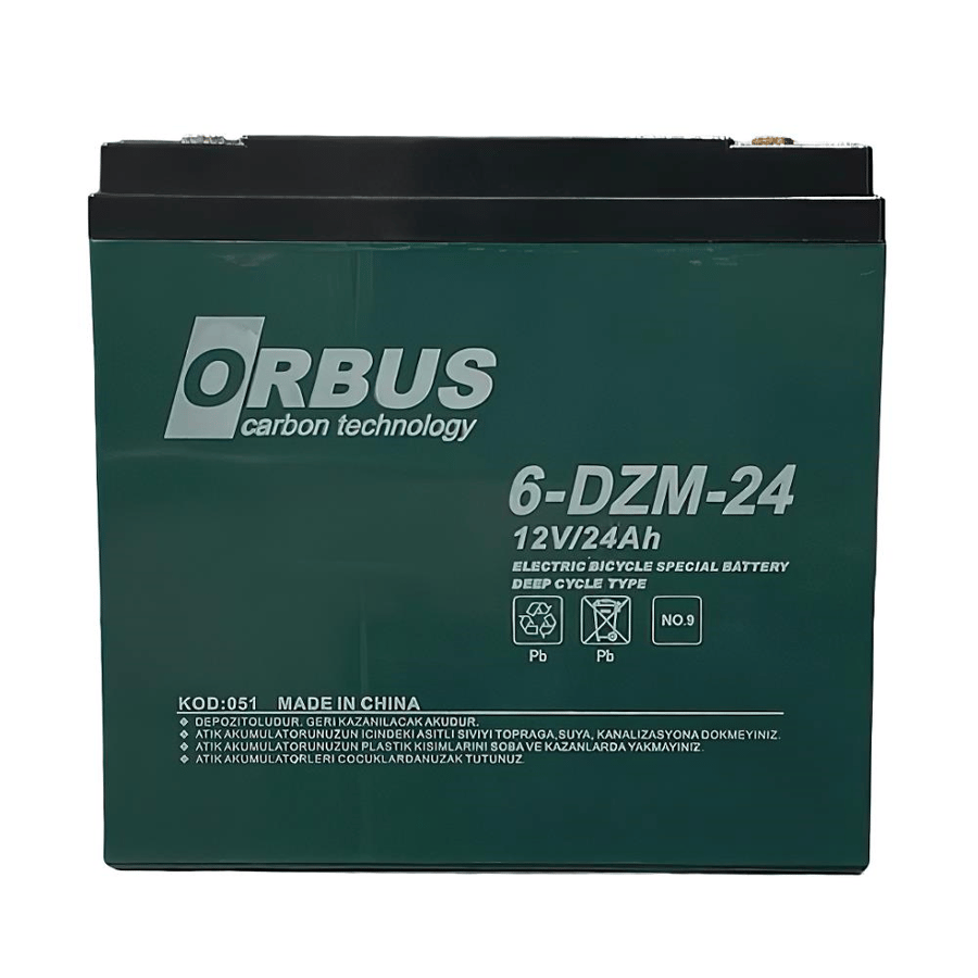 Orbus 12V 24Ah Bakımsız Jel Akü
