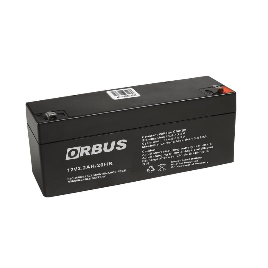 ORBUS KURU AKÜ 12V 2,2AH 
