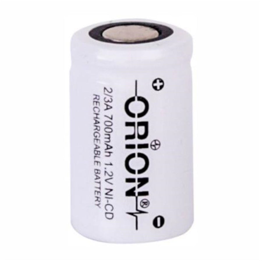 Orion 1.2V Ni-Cd 2/3A 700mAh Şarj Edilebilir Pil
