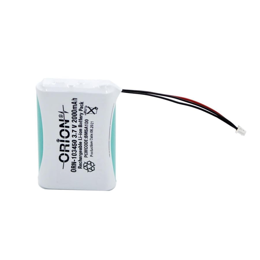 Orion 103450 3.7V 2Ah Bms Devreli Li-ion Batarya - 3Pin Soketli
