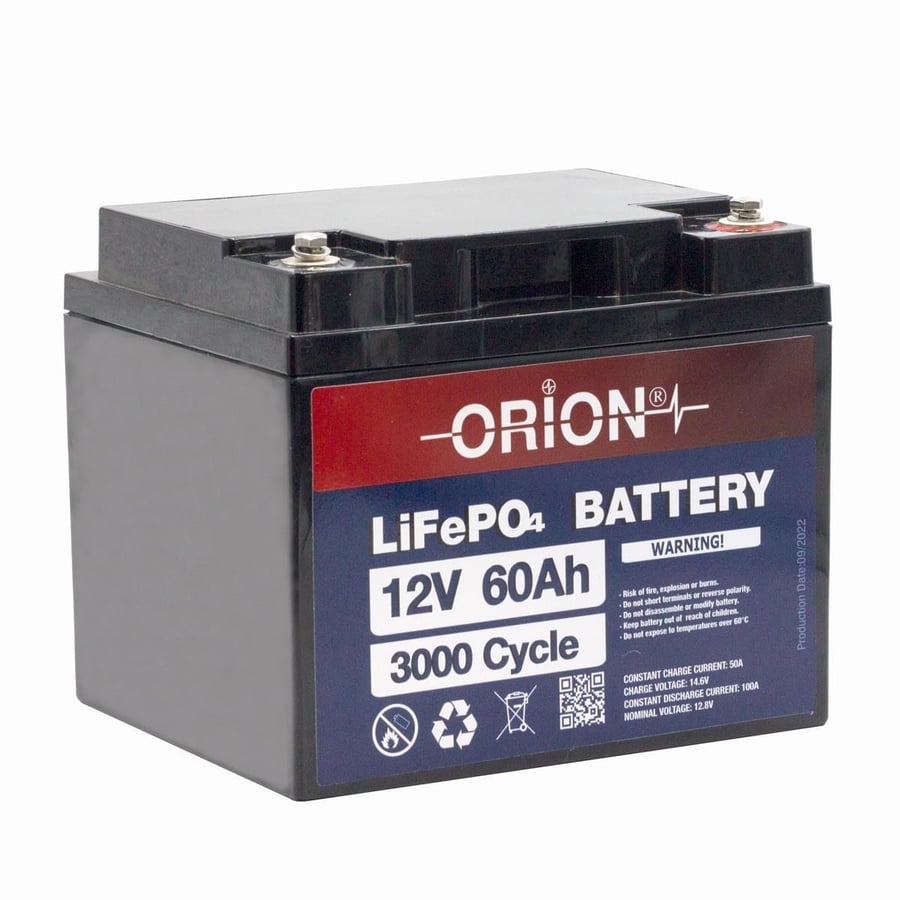 Orion 12V 60Ah BMS Devreli LiFePO4 Akü