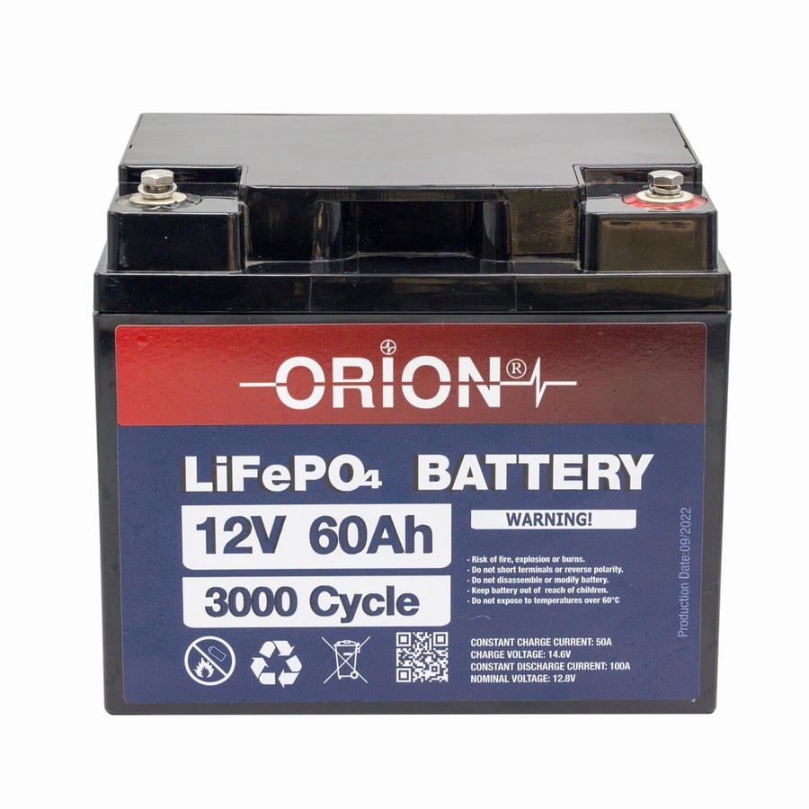 Orion 12V 60Ah BMS Devreli LiFePO4 Batarya 