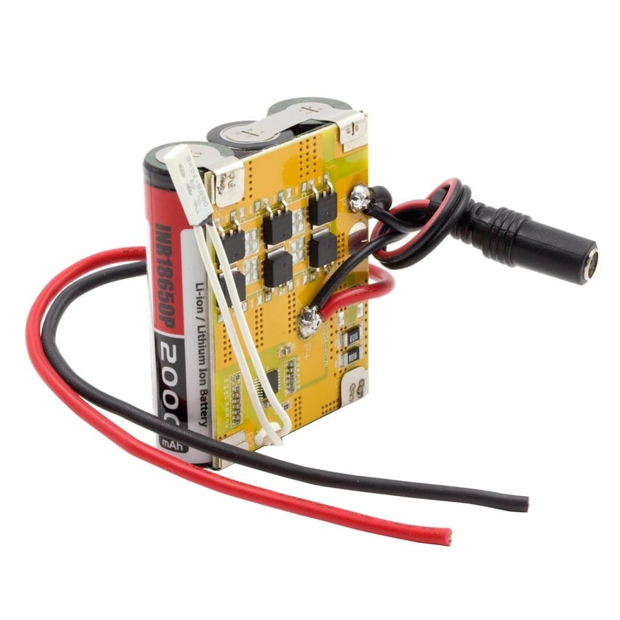Orion 18650 11.1V 2Ah 3S Bms Devreli Li-ion Matkap Bataryası - Şarj Konnektörlü