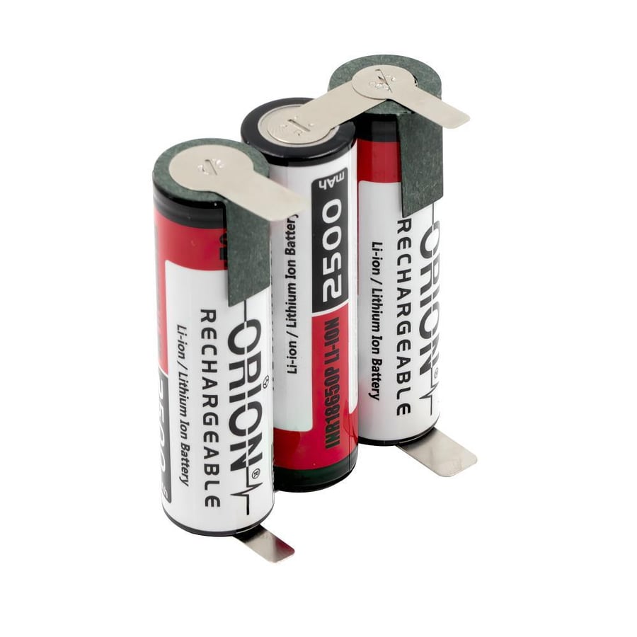 Orion 18650 11.1V 2.5Ah 3S Bms Devresiz Li-ion Matkap Bataryası 