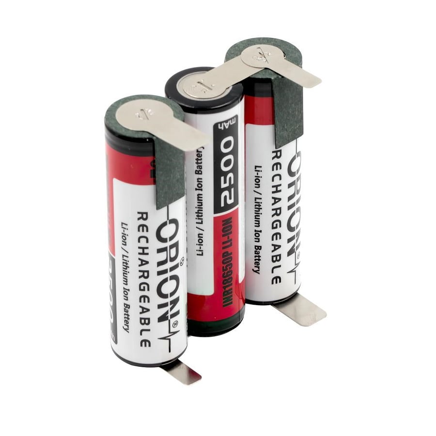 Orion 18650 11.1V 2.5Ah 3S Bms Devresiz Li-ion Matkap Bataryası 