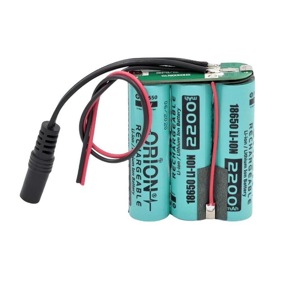 Orion 18650 11.1V 2.2Ah 3S Bms Devreli Li-ion Batarya - Şarj Konnektörlü
