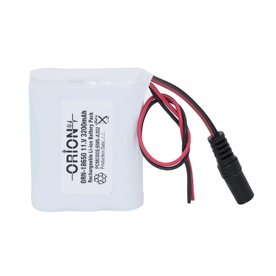 Orion 18650 11.1V 3.2Ah 3S Bms Devreli Li-ion Batarya - Şarj Konnektörlü