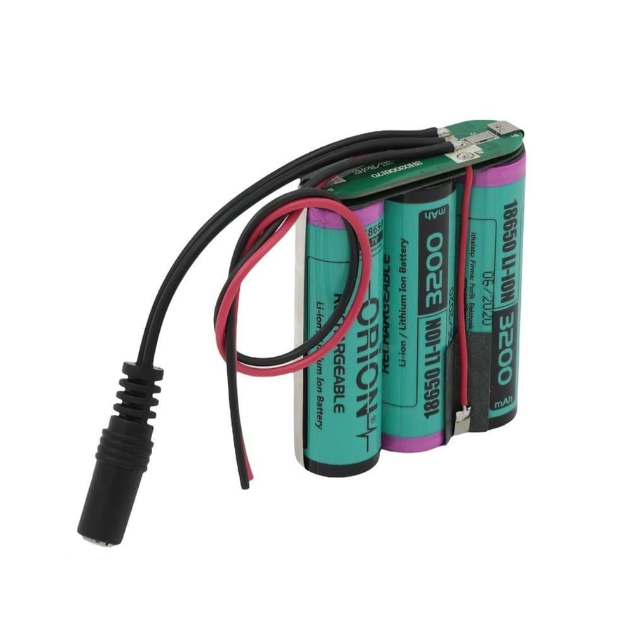 Orion 18650 11.1V 3.2Ah 3S Bms Devreli Li-ion Batarya - Şarj Konnektörlü