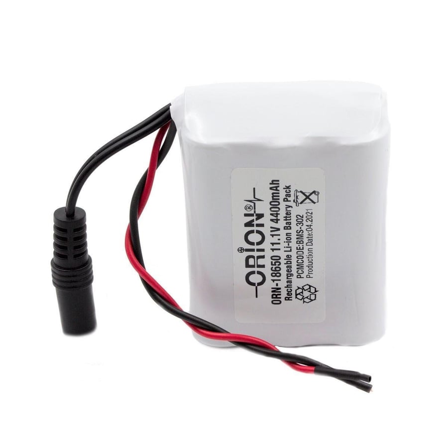 Orion 18650 11.1V 4.4Ah 3S2P Bms Devreli Li-ion Batarya - Şarj Konnektörlü