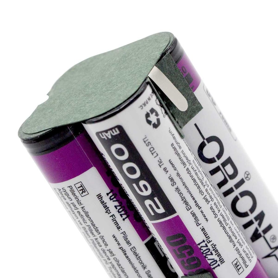 Orion 18650 14.8V 2.6Ah 4S Bms Devresiz Li-ion Batarya 