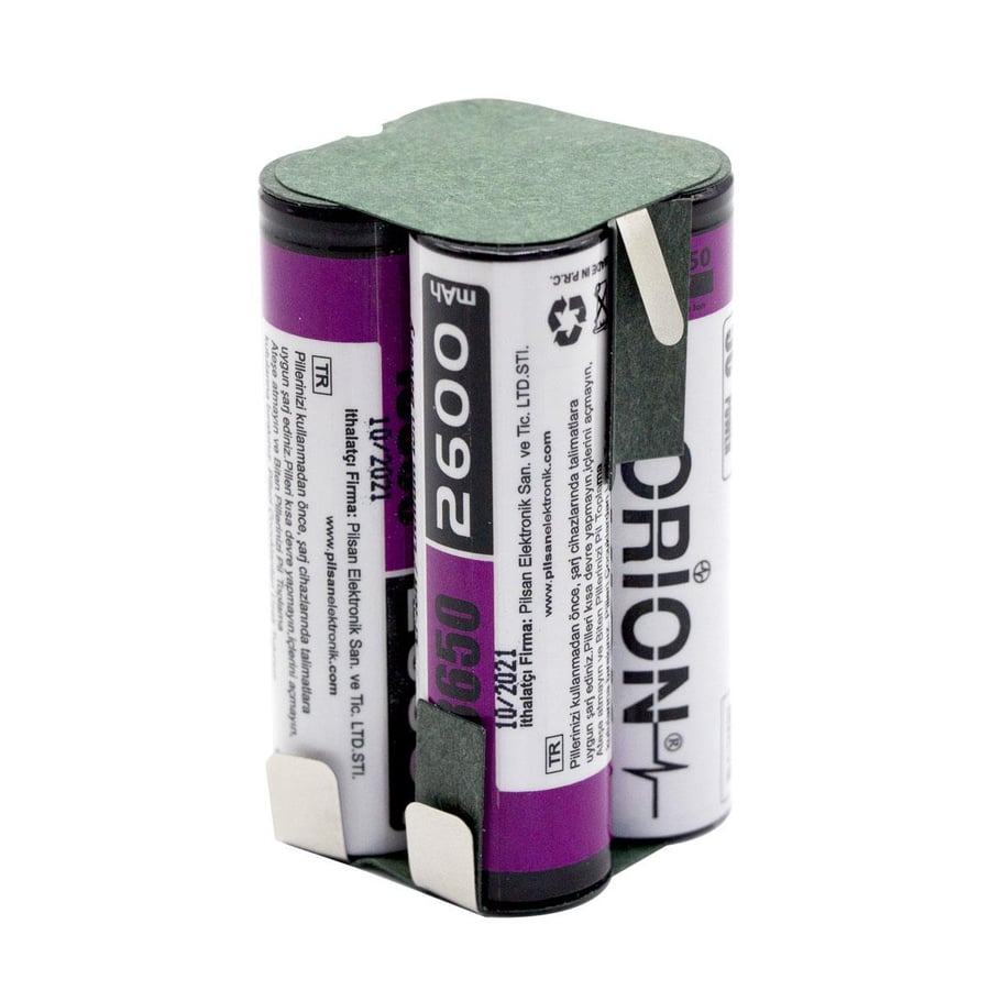 Orion 18650 14.8V 2.6Ah 4S Bms Devresiz Li-ion Batarya 