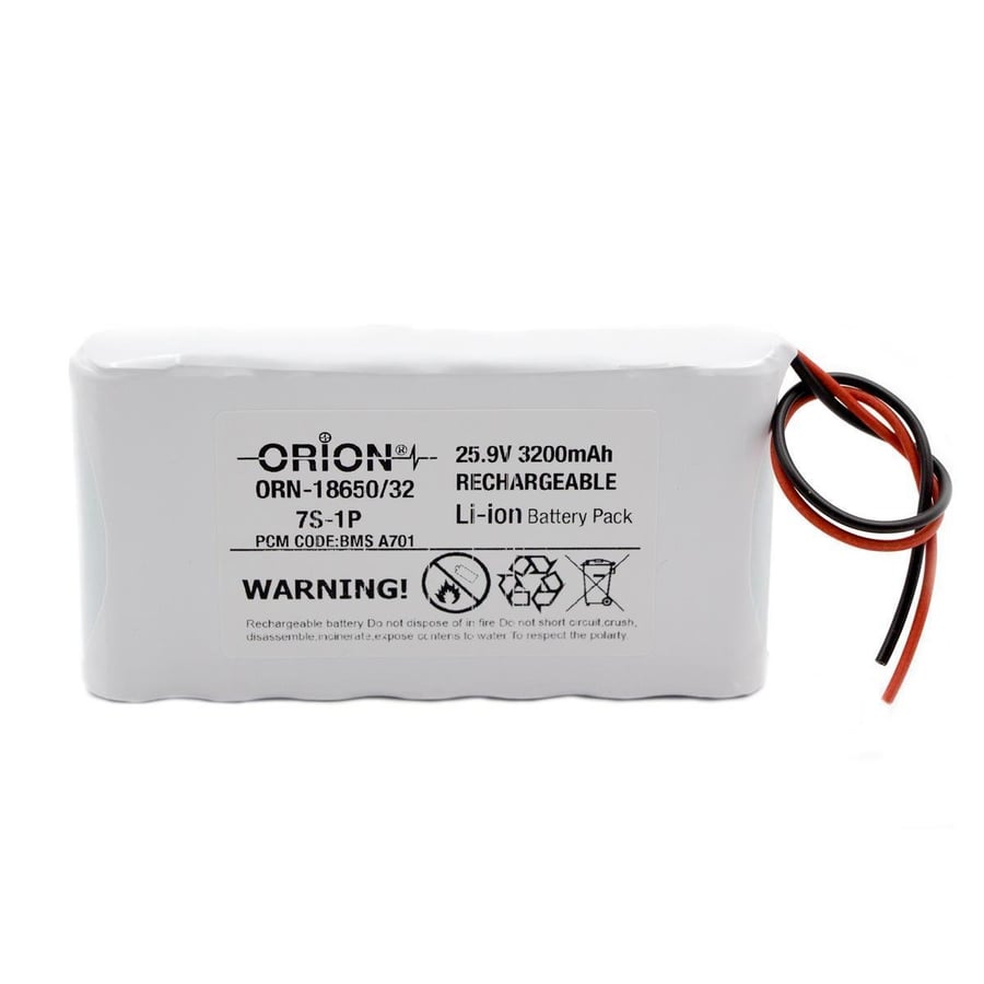 Orion 18650 25.9V 3.2Ah 7S1P Bms Devreli Li-ion Batarya 