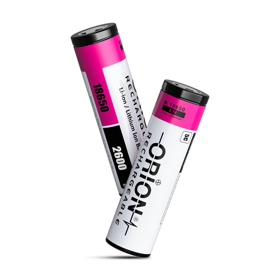Orion 18650 3.7V 2600mAh 5C Li-ion Pil 