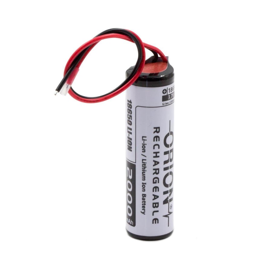 Orion 18650 3.7V 2000mAh 2C Li-ion Pil - Kablolu