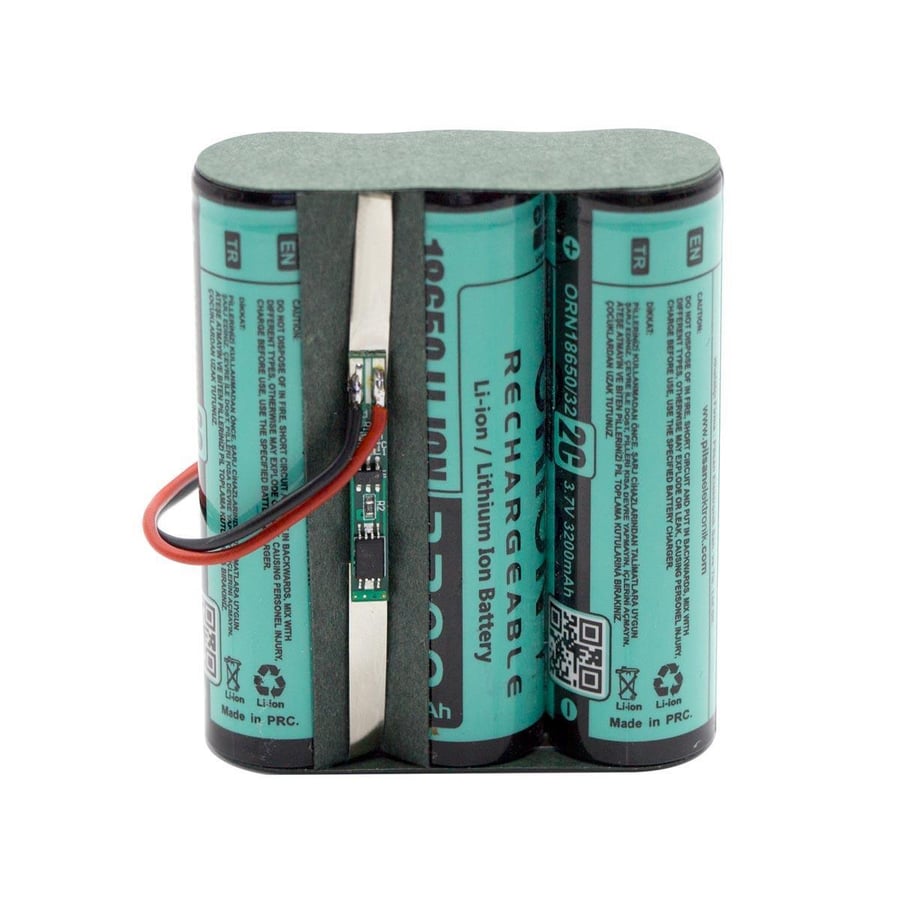 Orion 18650 3.7V 9.6Ah Bms Devreli Li-ion Batarya - 2Pin Soketli