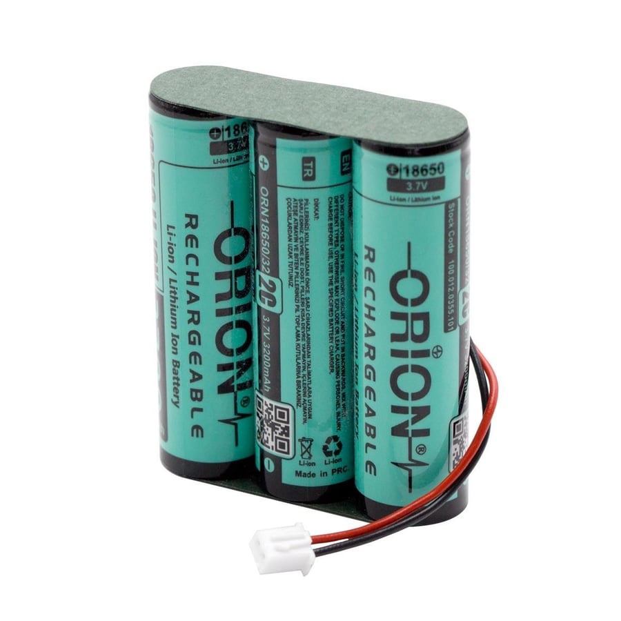 Orion 18650 3.7V 9.6Ah Bms Devreli Li-ion Batarya - 2Pin Soketli
