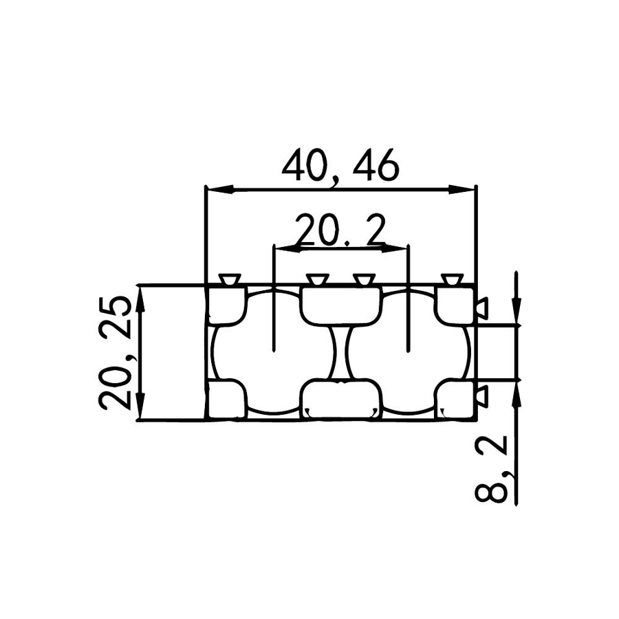 Orion 18650 Pil Tutucu 2x1 20.2mm Holder