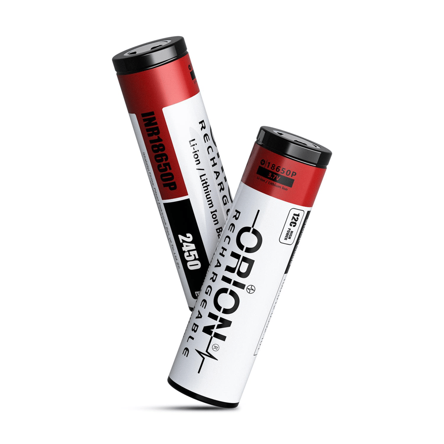 Orion 18650P 3.7V 2450mAh 12C Li-ion Pil 