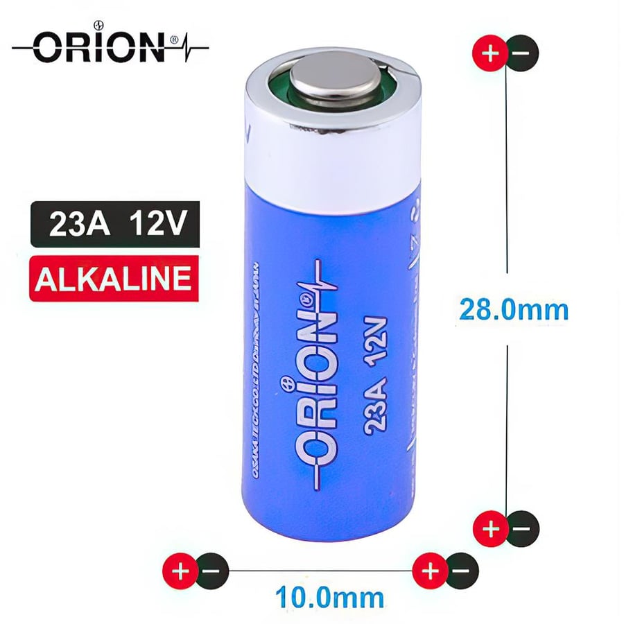 Orion 23A 12V Alkalin 50 Adet Pil - Dökme