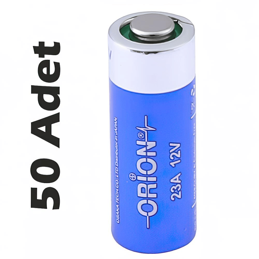Orion 23A 12V Alkalin 50 Adet Pil - Dökme