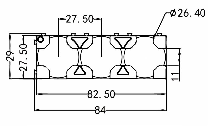Orion 26650 Pil Tutucu 3x1 27.5mm Holder