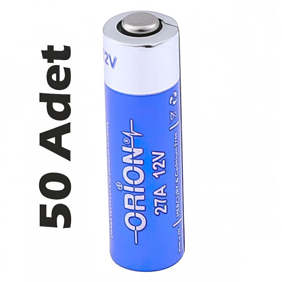 Orion 27A 12V Alkalin 50 Adet Pil - Dökme