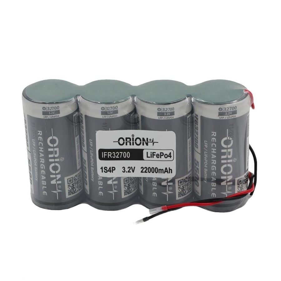 Orion 3.2V 22Ah BMS Devresiz LiFePO4 Batarya - Kablolu