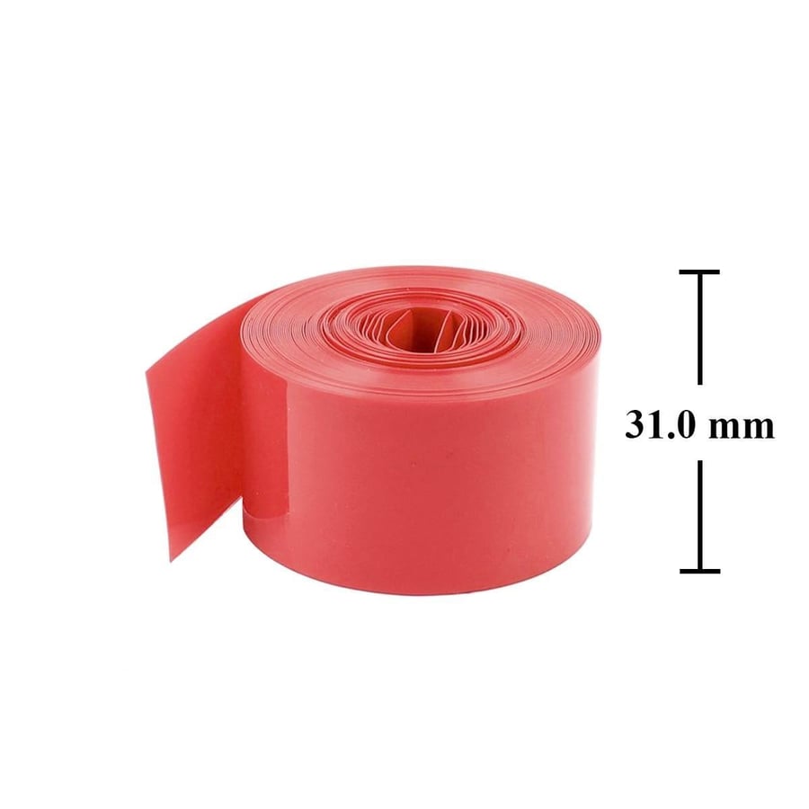 Orion 31mm 5 Metre Kırmızı Pil Kaplama - Shrink