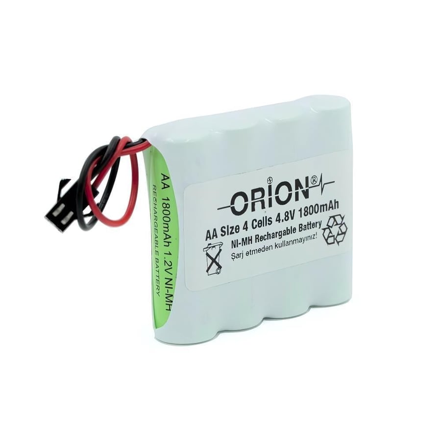 Orion 4.8V 1.8Ah BMS Devresiz Ni-MH Batarya 