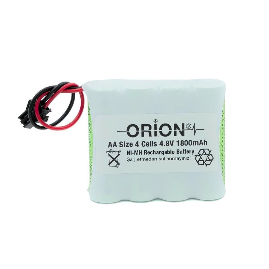 Orion 4.8V 1.8Ah BMS Devresiz Ni-MH Batarya 