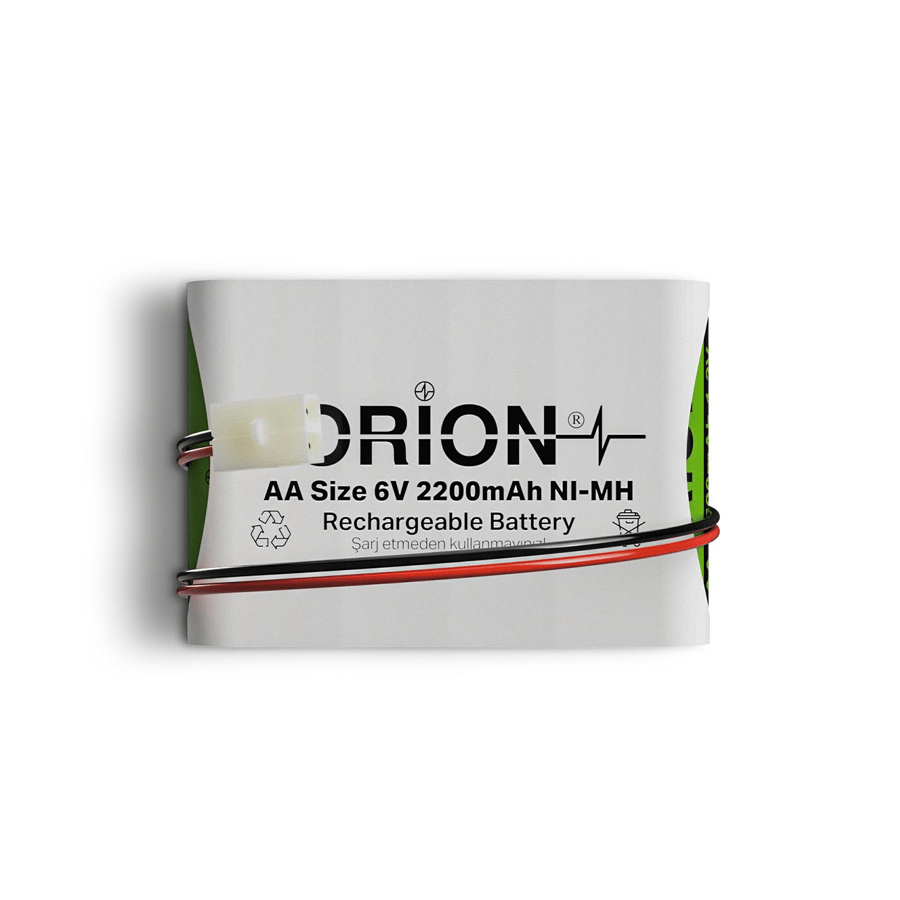 Orion 6V 2.2Ah Ni-MH Oyuncak Bataryası - Tamiya Soketli