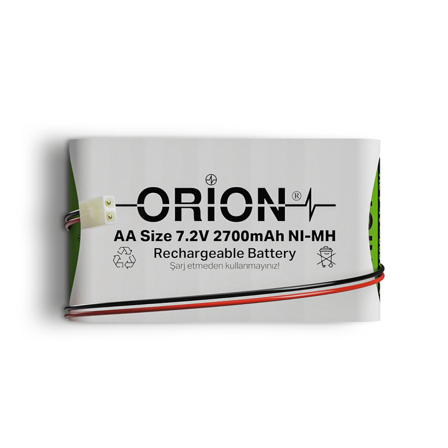 Orion 7.2V 2.7Ah Ni-MH Oyuncak Bataryası - Tamiya Soketli