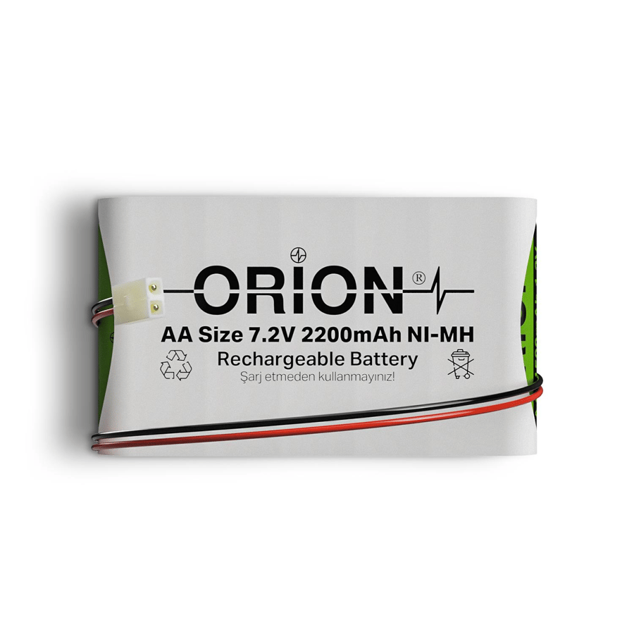 Orion 7.2V 2.2Ah Ni-MH Oyuncak Bataryası - Tamiya Soketli