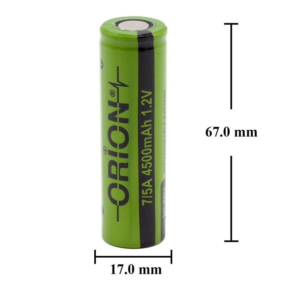 Orion 7/5A 1.2V 4500mAh 1C Ni-MH Pil 