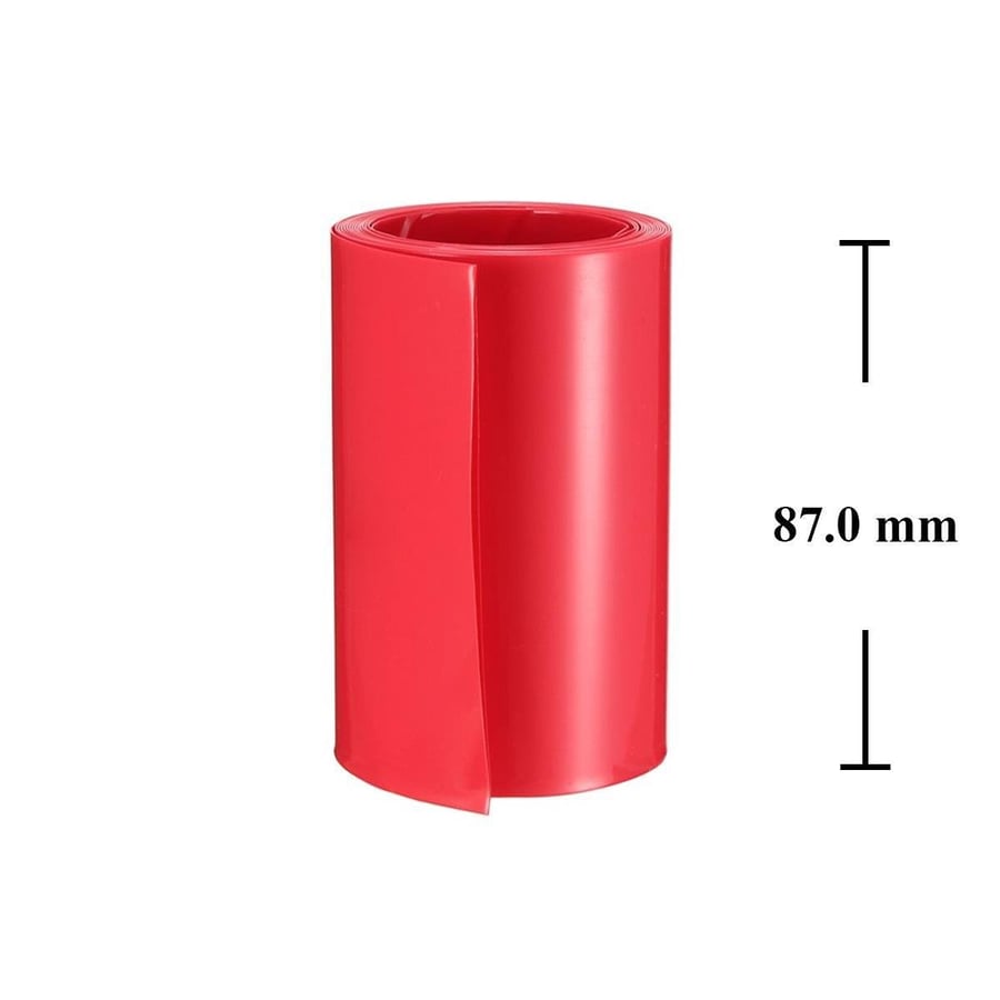 Orion 87mm 5 Metre Kırmızı Pil Kaplama - Shrink