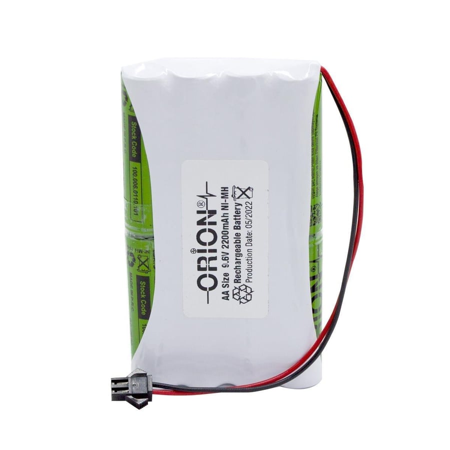 Orion 9.6V 2.2Ah BMS Devresiz Ni-MH Oyuncak Bataryası - Konnektörlü