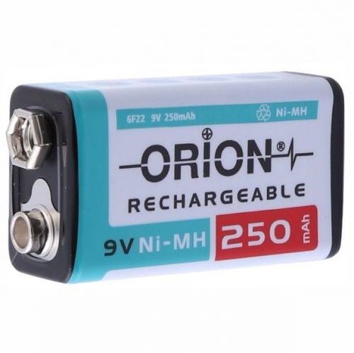 Orion 9V 250mAh Ni-MH Pil 