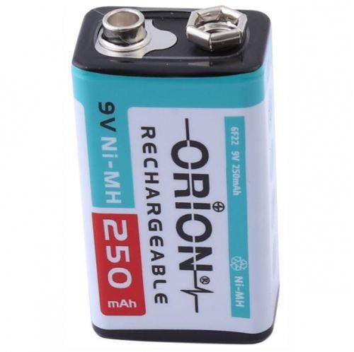 Orion 9V 250mAh Ni-MH Pil 