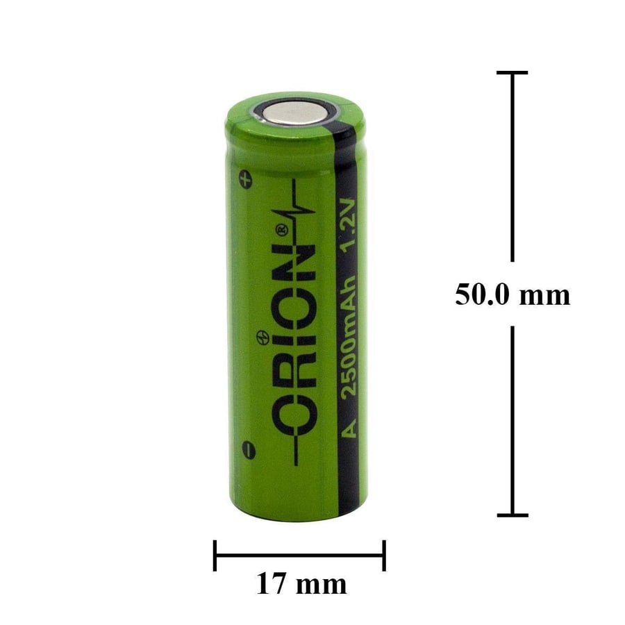 Orion A 1.2V 2500mAh 1C Ni-MH Pil 
