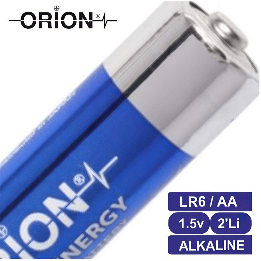 Orion AA 1.5V Alkalin 2'li Paket Pil