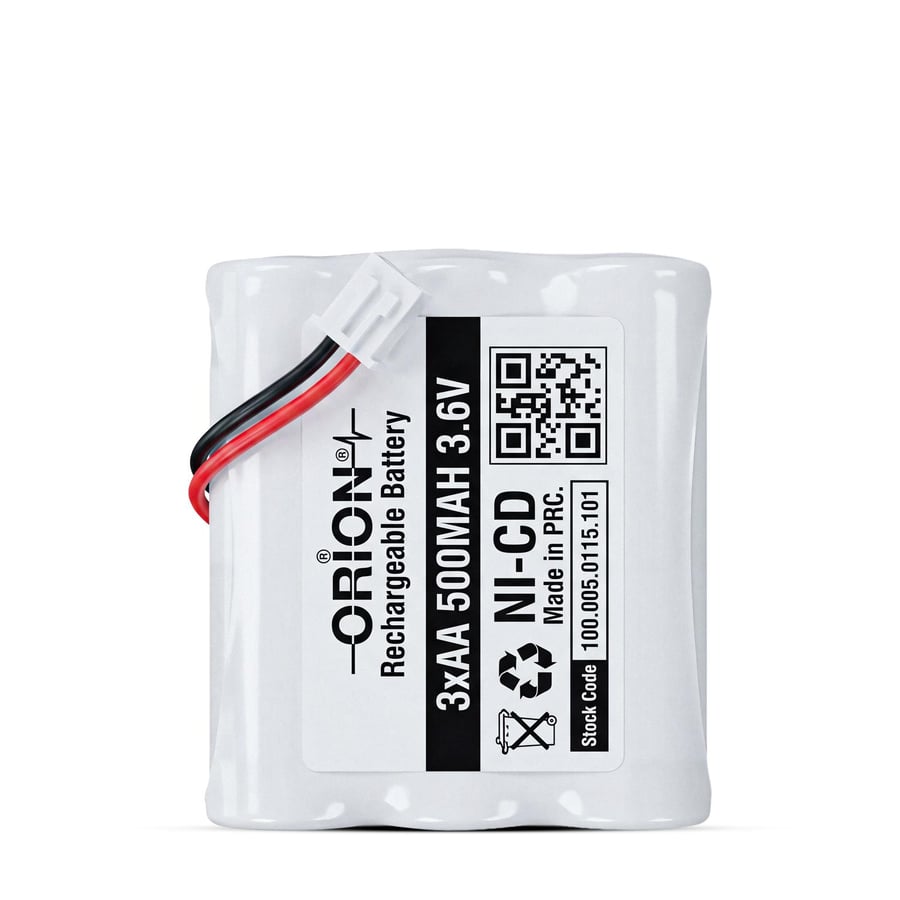 Orion AA 3.6V 500mAh Ni-CD Kablo Ve Soketli Pil