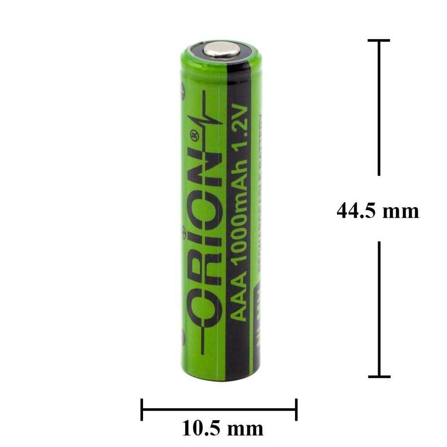 Orion AAA 1.2V 1000mAh 1C Ni-MH Pil 