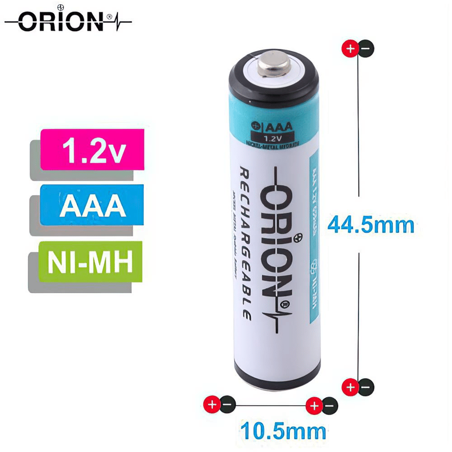 Orion AAA 1.2V 650mAh 1C Ni-MH Pil - Dökme